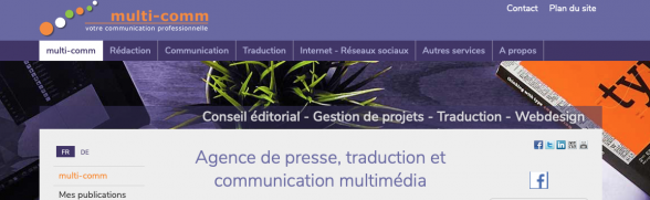 www.multi-comm, Agence de presse, traduction et communication multimédia