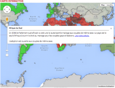 carte monde droits homos