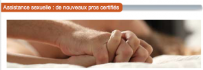 7 nouveaux assistants sexuels français et suisses certifiés. Image: capture d'écran handicaps.fr