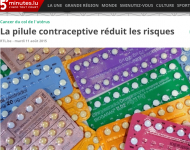 La pilule contraceptive réduirait le risque de cancer du col de l'utérus ©DR 
