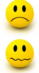 Smileys content pas content