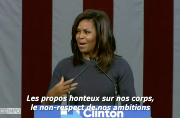 Michelle Obama dénonce le sexisme de Donald Trump, et d'autres, dans un discours historique 