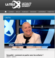 Sophia Lessard à La Télé, 16/09/2014