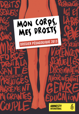 affiche amnesty mon corps, mon droit