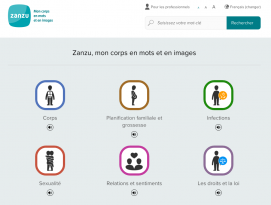 Zanzu.de - un site d'éducation sexuelle d'un nouveau genre (capture d'écran)